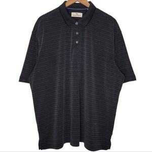 Tommy Bahama Men's Striped Classic Casual Short Sleeve Polo Shirt Sz XL